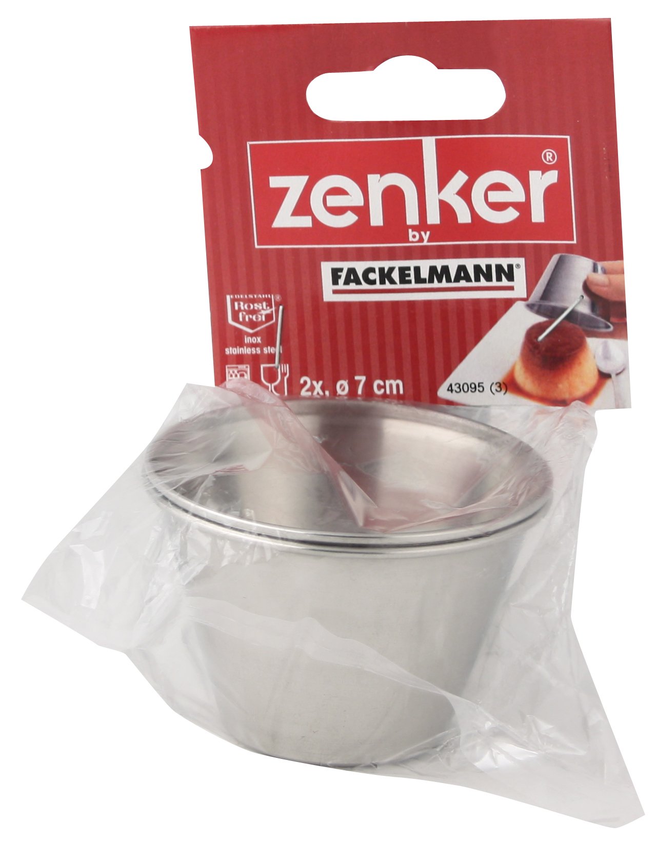 Zestaw 2 form do Soufflés Zenker - Stal nierdzewna, idealne do gotowania i dekorowania - obrazek 2