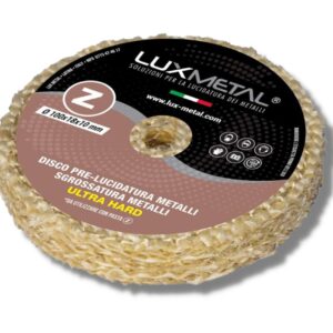 Tarcza ściernica 100 mm Sizal Lux Metal - polerowanie ultra twarde, eliminuje zarysowania i rdzę - do aluminium, stali nierdzewnej, mosiądzu, miedzi, brązu i żelaza