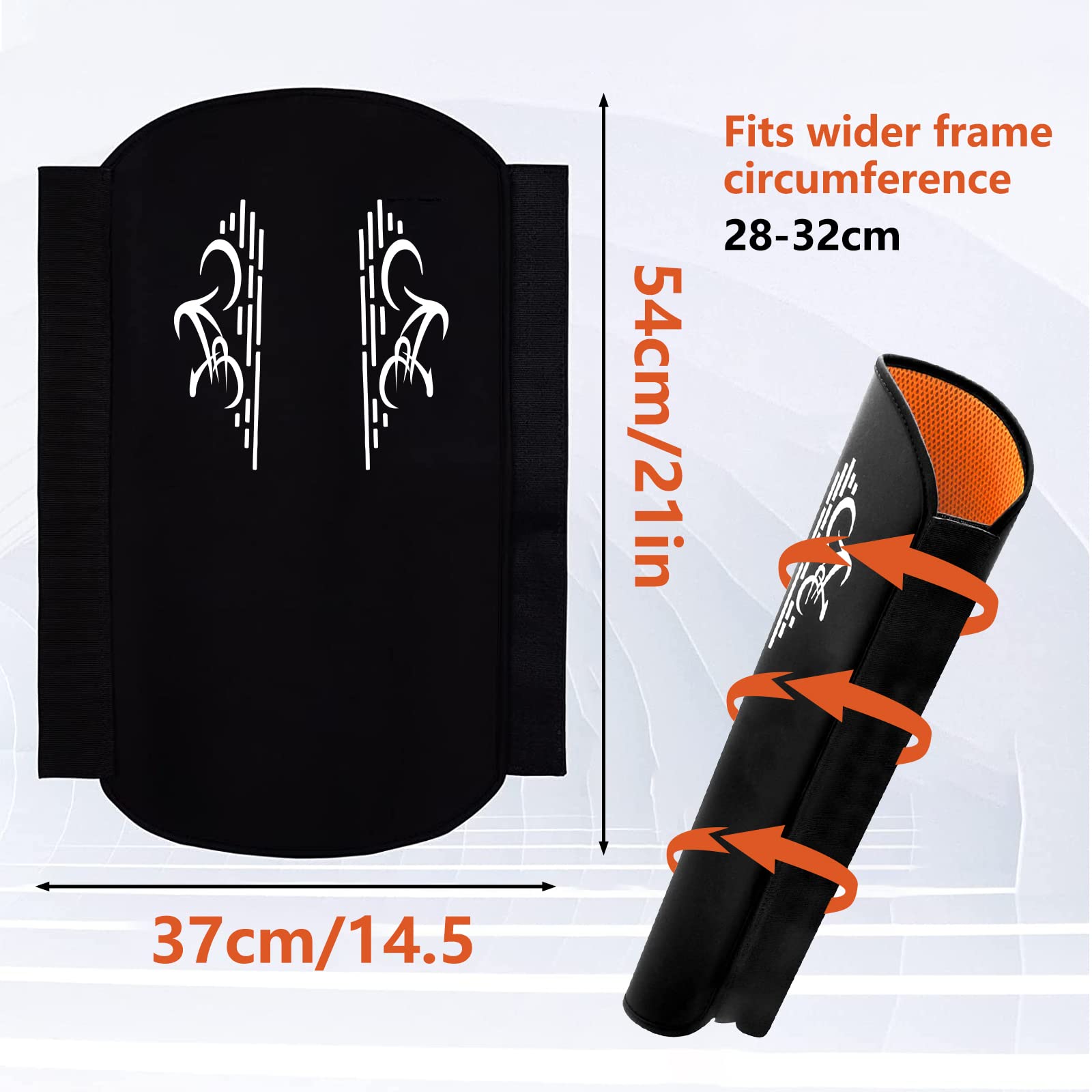 Uniwersalny pokrowiec ochronny na akumulator do roweru elektrycznego z warstwą odblaskową - zwiększa czas pracy i żywotność akumulatora - obrazek 2