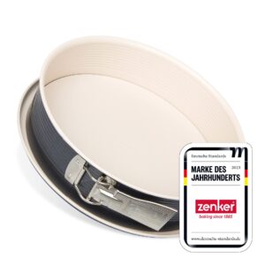 Zenker 7812 tortownica Crème Noir z 1 dnem, średnica 28 cm, stal nierd