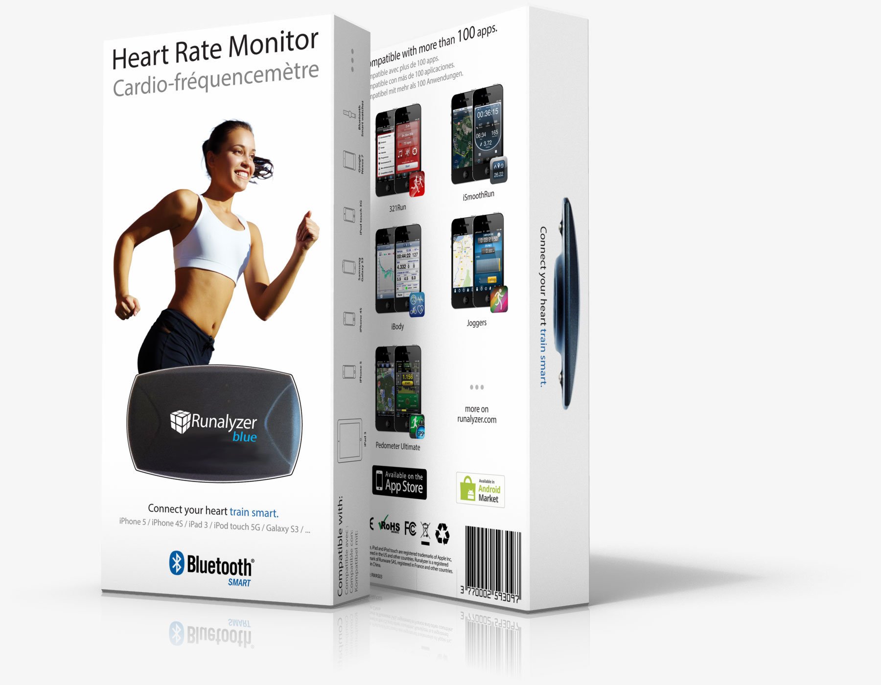 Runalyzer blue ® pulsometr do Apple (iOS) i Android - obrazek 3