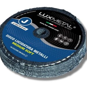 Tarcza szlifierka koła 100 mm do polerowania Lux Metal Bawełna/Jeans J Medium End - Eliminuje tlenek i rdzę, idealna do polerowania aluminium, stali nierdzewnej, mosiądzu, miedzi, brązu i żelaza