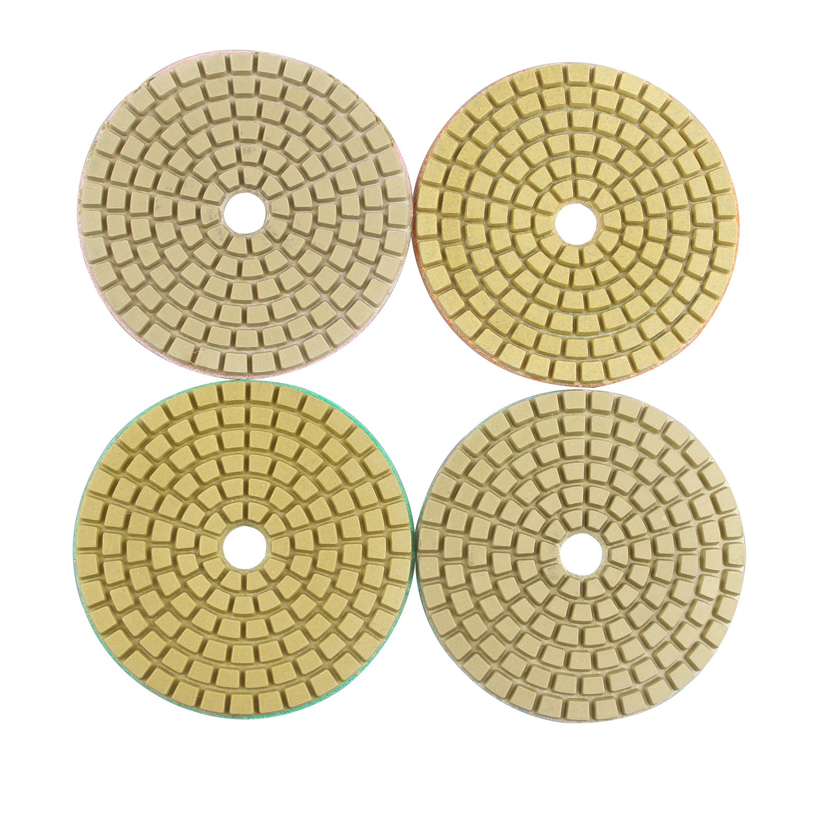 HALJIA Diamentowe pady polerskie 80 mm z tarczą szlifierską tarcza polerska 10 sztuk do granitu marmuru betonu 50 100 150 300 500 800 1000 1500 200 3000 - obrazek 5