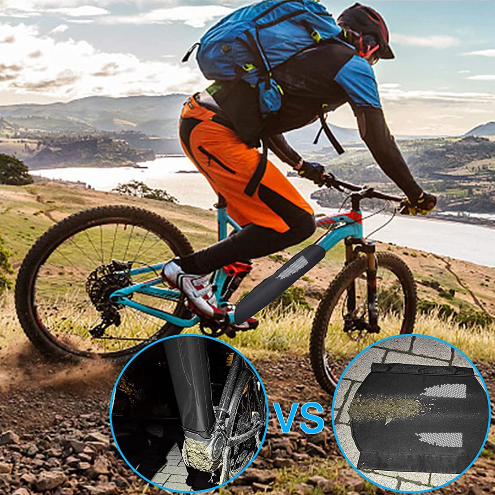 Uniwersalny pokrowiec ochronny na akumulator do roweru elektrycznego z odblaskami - wydłużony czas pracy i żywotność - obrazek 4