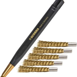 Ecobra Sztyft do ścierania (pisak pędzelkowy + 5 zapasowych gumek, mos