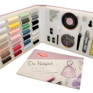 Zestaw do szycia ZKH 568-1 z fibą do szycia - 118 części, 44 strony - kompletny i praktyczny