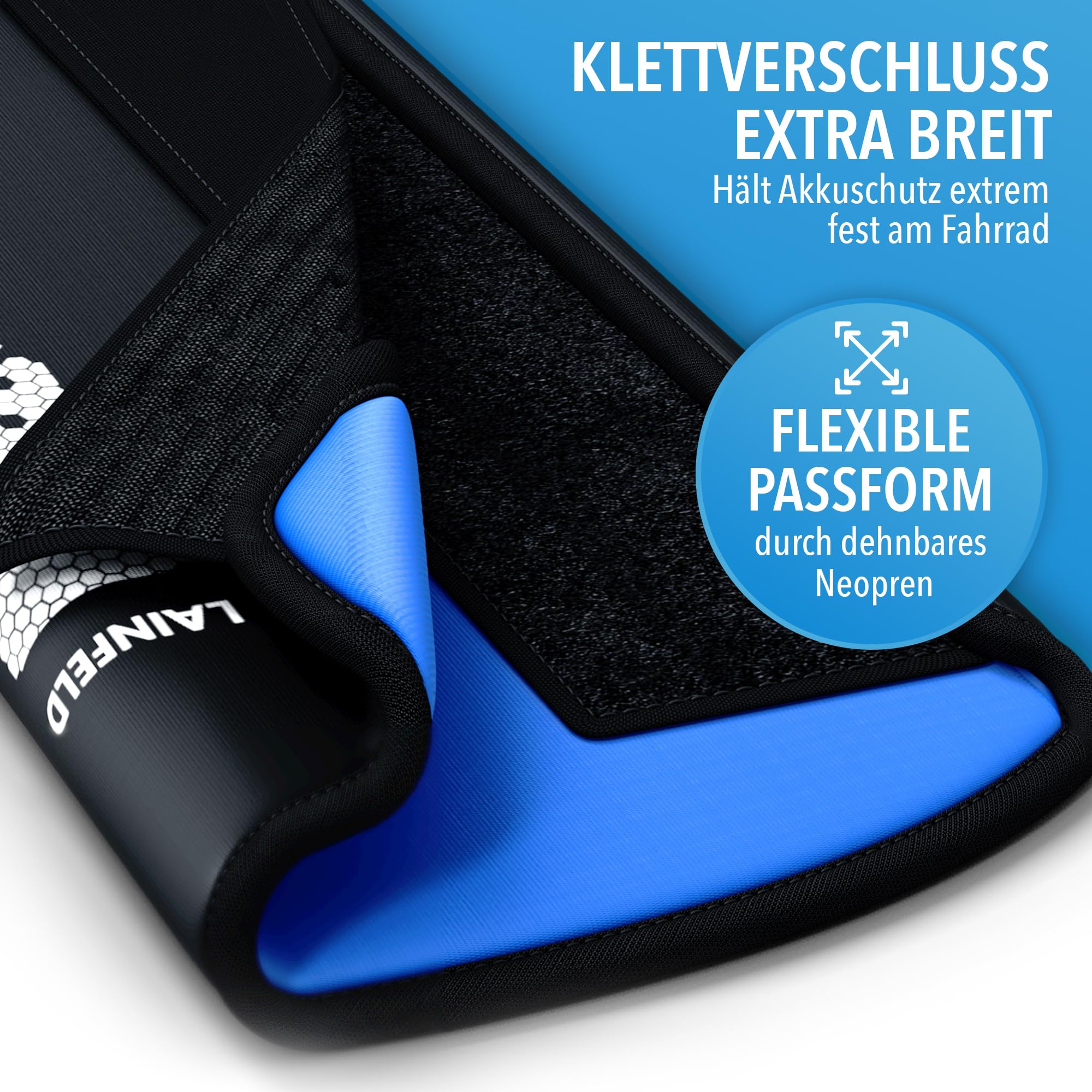 Pokrowiec ochronny na akumulator do roweru elektrycznego z elementami - obrazek 4