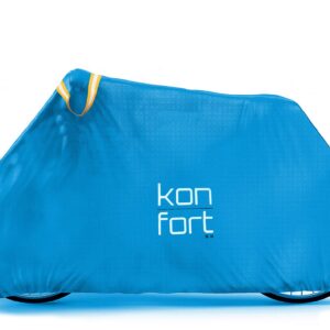 Pokrowiec na rower Kon-fort z kłódką Ripstop Plus - Wodoszczelny, UV, deszcz, śnieg - 200x75x110 cm
