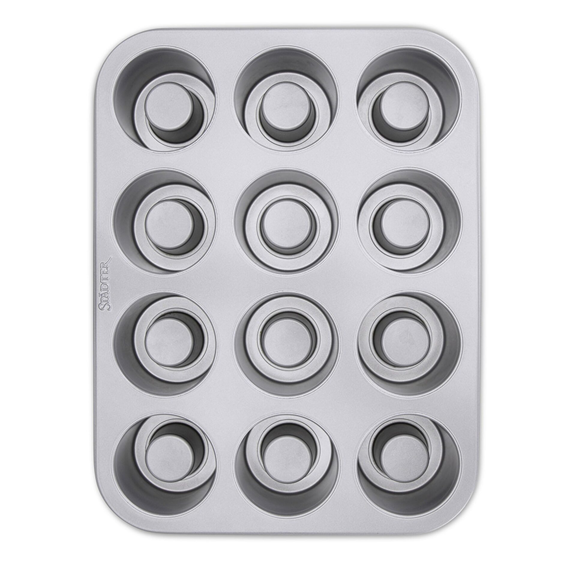 Forma do pieczenia Städter 661073 We Love Baking - metalowa, srebrna, 35 x 27 cm - idealna do wypieków - obrazek 8