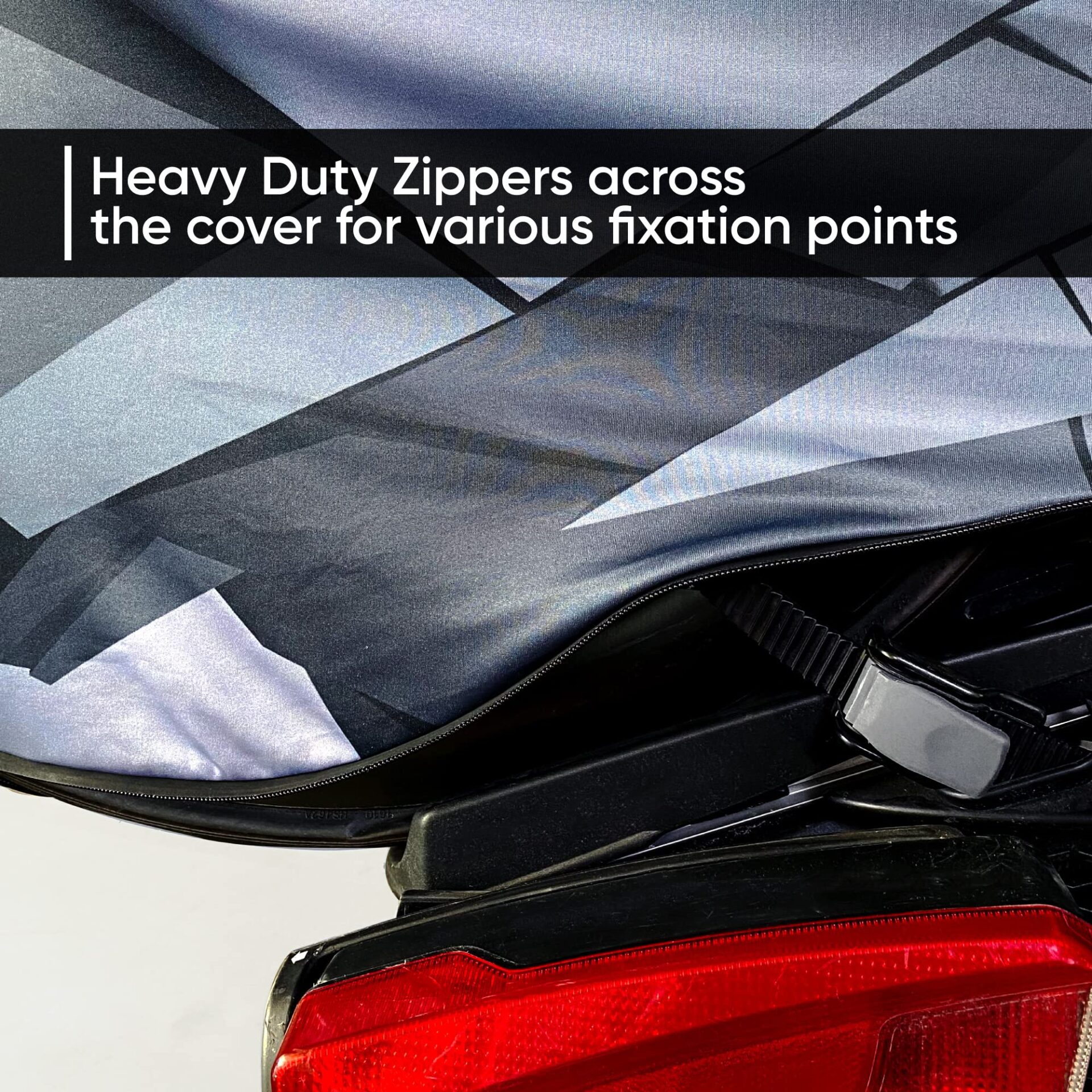 VELOSOCK - Pełna osłona na rower do przechowywania i transportu wewnątrz - Ochrona podłogi, ścian i samochodu - Pasuje do 99% rowerów MTB - obrazek 4