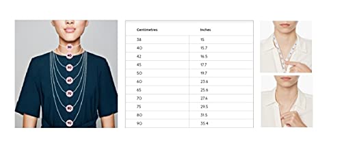 Golden Heart Pandora Collar - 399399C00-45 Silver Polish - obrazek 5