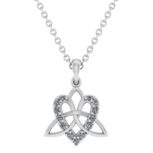 Elegancki naszyjnik damska z cyrkonią AAA i srebrną zawieszką - Biżuteria wykonana z dbałością o detale