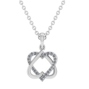 Elegancki naszyjnik damska z cyrkonią AAA i srebrną zawieszką - Biżuteria wykonana z dbałością o detale
