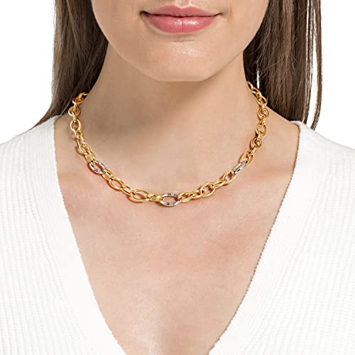 Joop! Dwukolorowa biżuteria damska ze stali nierdzewnej - elegancki prezent w pudełku! - obrazek 3