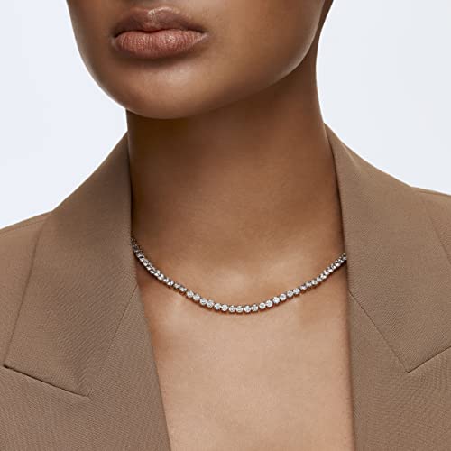 Swarovski Tennis Dlx Collection Necklace - Polish Design with Sparkling Crystals - obrazek 3