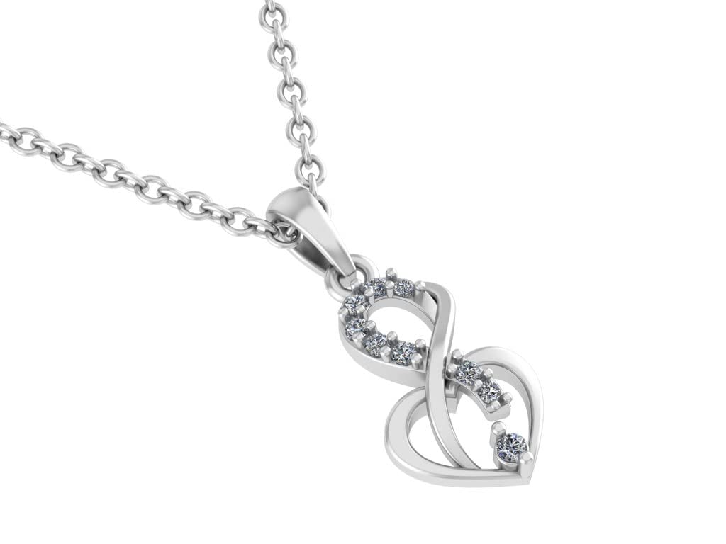 Elegancki naszyjnik damska z cyrkonią AAA i srebrną zawieszką - Biżuteria wykonana z dbałością o detale - obrazek 9