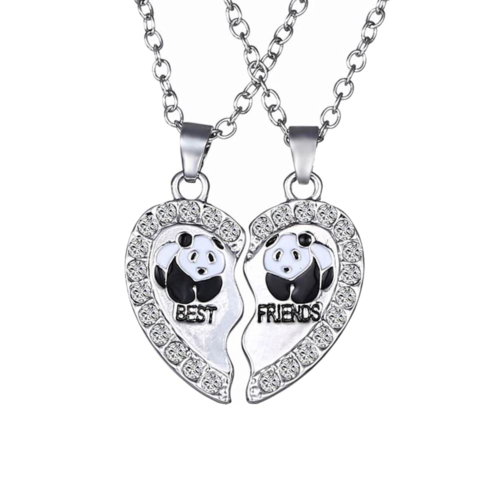 2 sztuki damskich łańcuszków z wisiorkiem w kształcie srebrnych zawies