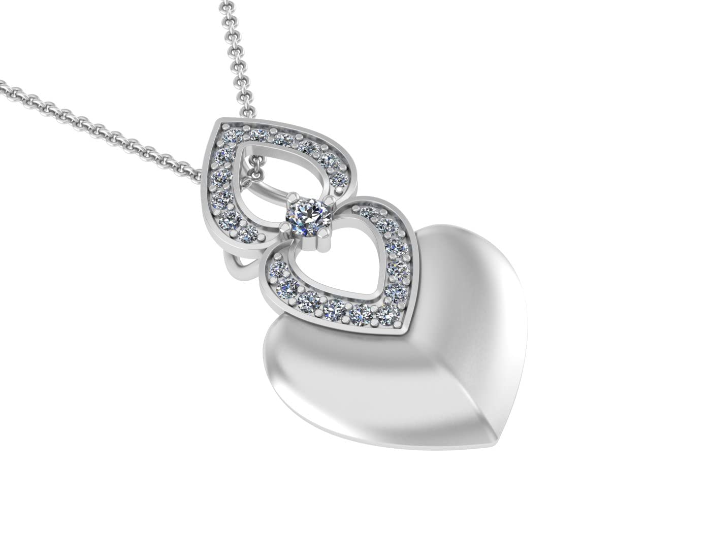 Elegancki naszyjnik damska z cyrkonią AAA i srebrną zawieszką - Biżuteria wykonana z dbałością o detale - obrazek 9