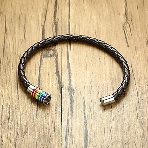 PHOGARY Bransoletka Gay Pride LGBT tęczowa bransoletka (2 opakowania), - obrazek 2