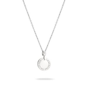 Liebeskind Naszyjnik LJ-1225-N-45 srebrny, 45 cm, Stal nierdzewna, Bez