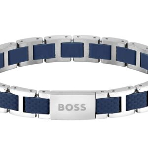 Elegancka bransoleta męska BOSS Jewelry SARKIS B Collection z linkami - stal nierdzewna