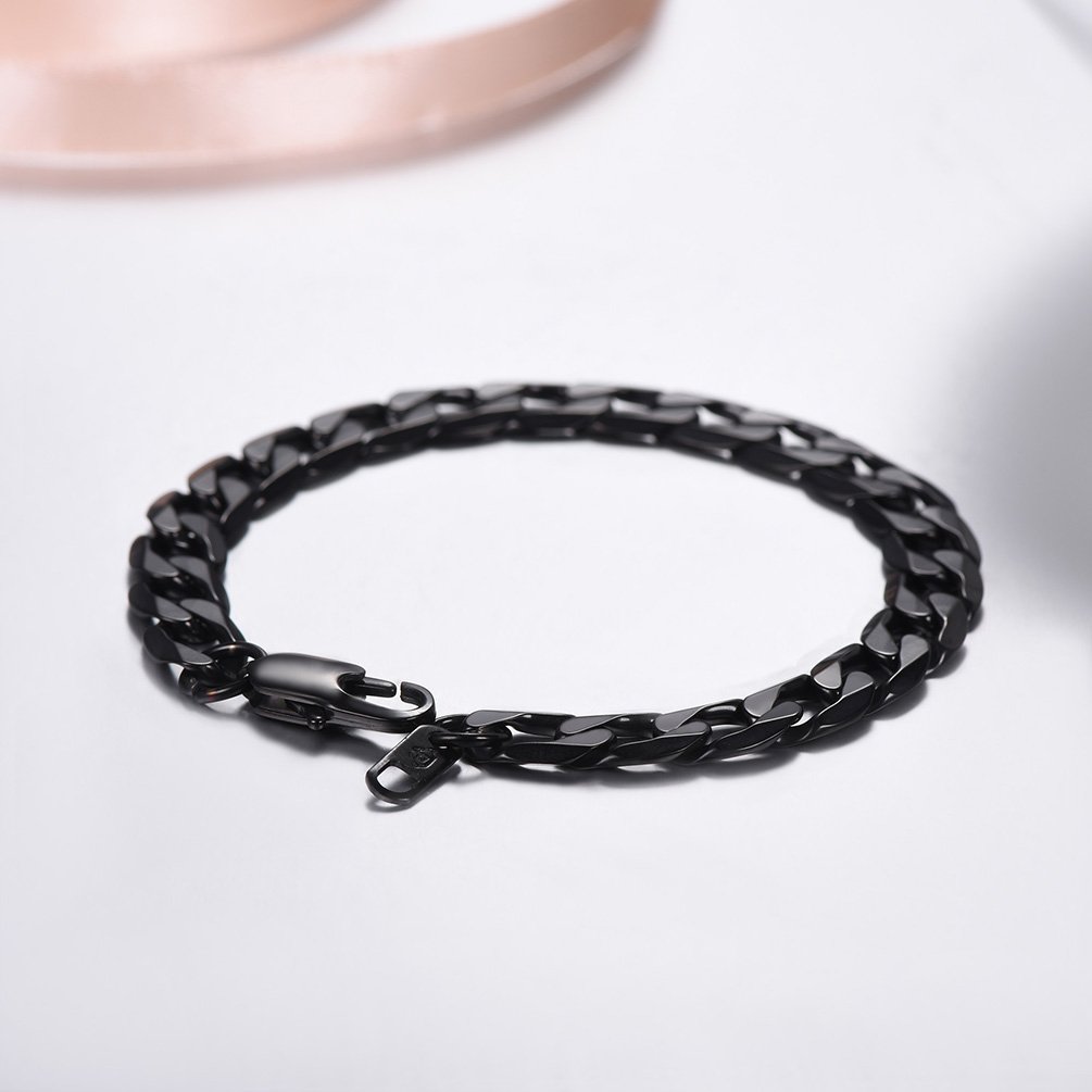 PROSTEEL Bransoletka męska 8 mm, dostępny grawerunek, długość 19/21 cm - obrazek 6