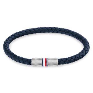 Tommy Hilfiger Biżuteria męska: Elegancka bransoletka granatowa - 2790460