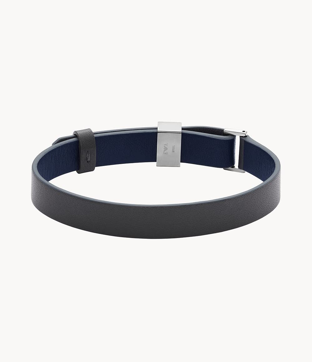 Emporio Armani Męska bransoletka ze stali nierdzewnej z zapięciem na s - obrazek 2