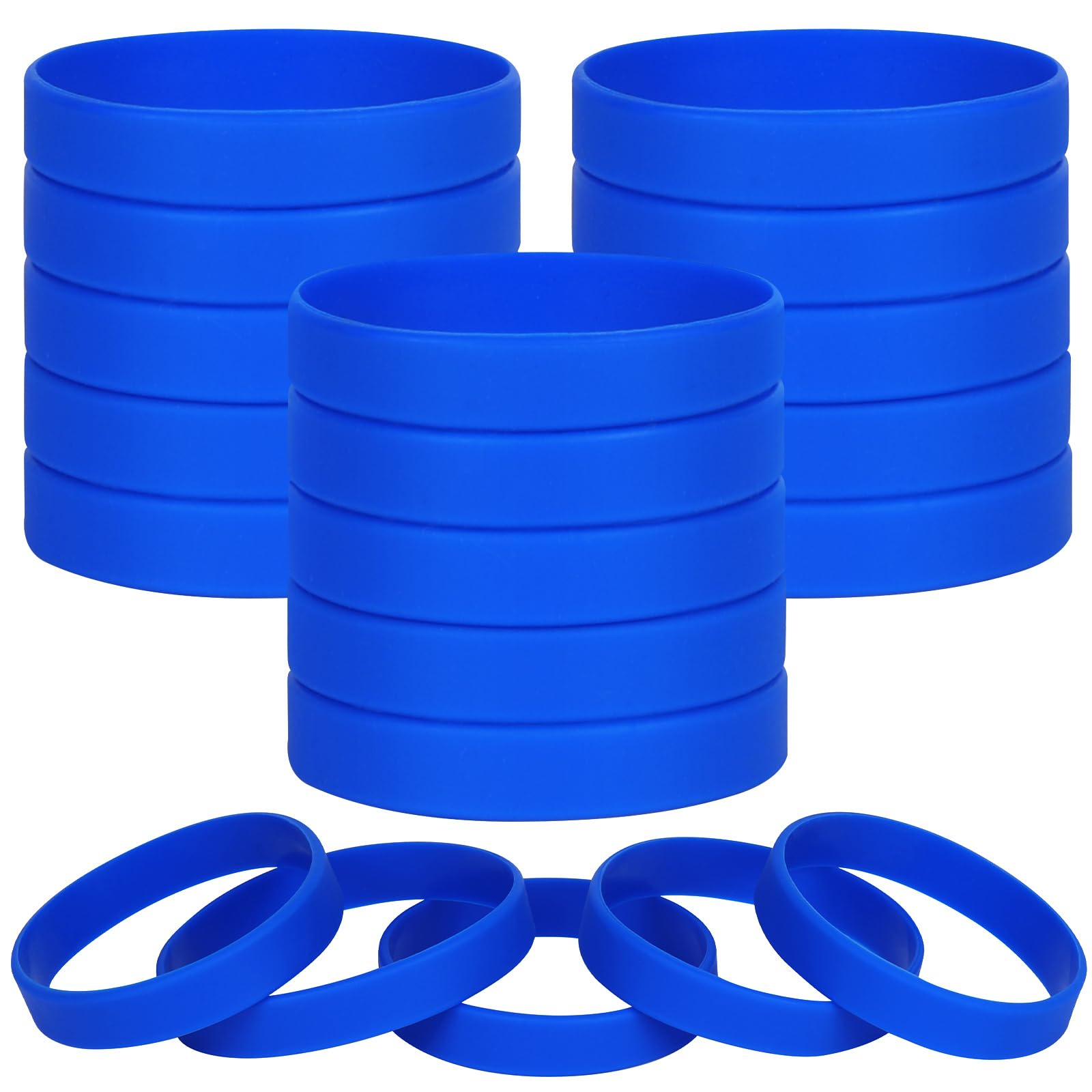 100 pustych silikonowych bransoletek, gumowy pasek na imprezę sportową