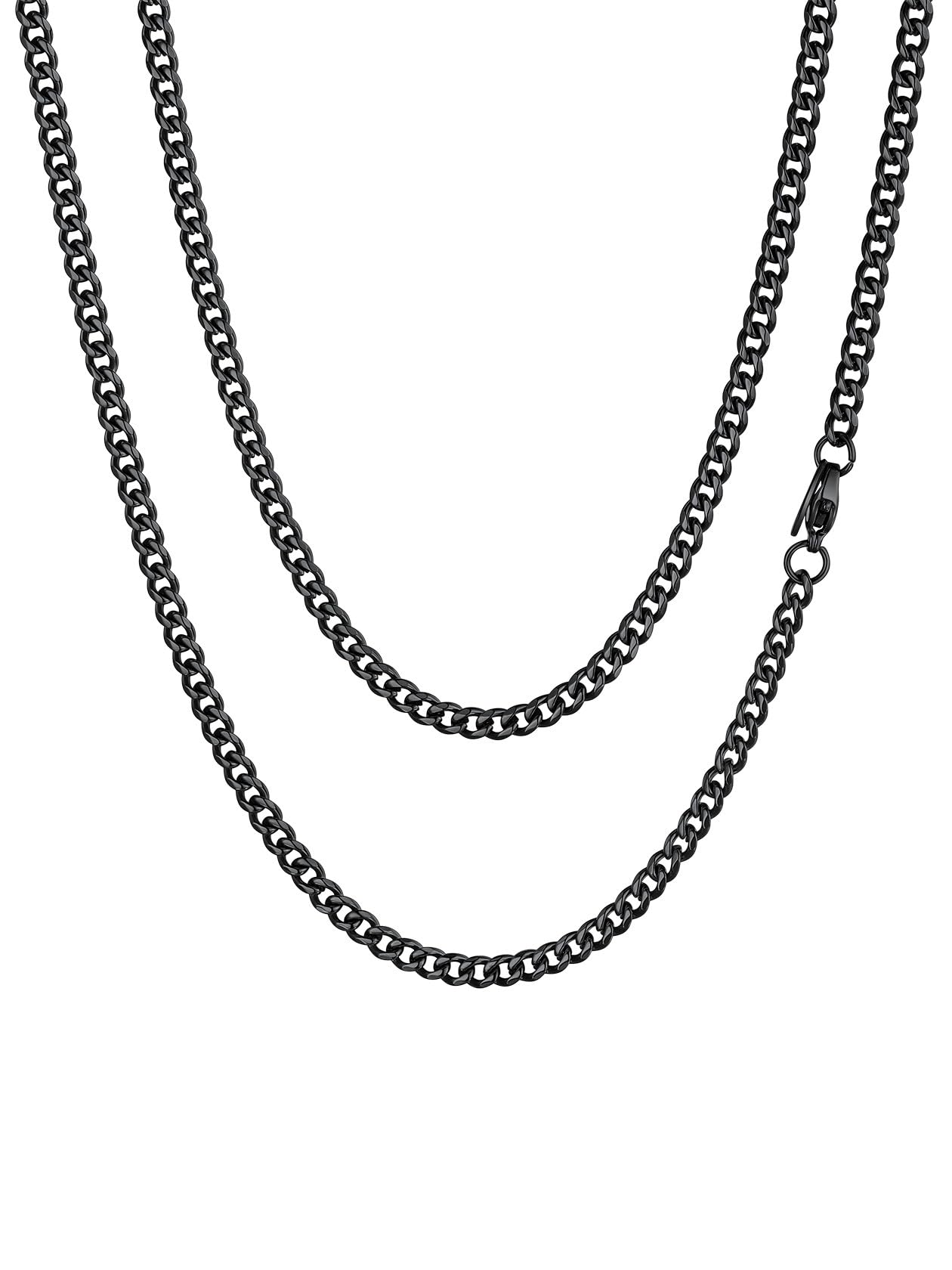 ChainsHouse Gruby kubański łańcuszek Miami 3/6/9/12 mm 14-30 cali sreb