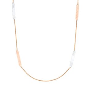 Naszyjnik damski Joop! 2031016 ze stali nierdzewnej - dwukolorowy, 80 cm, eleganckie pudełko na prezent