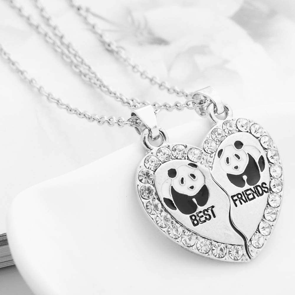 2 sztuki damskich łańcuszków z wisiorkiem w kształcie srebrnych zawies - obrazek 6