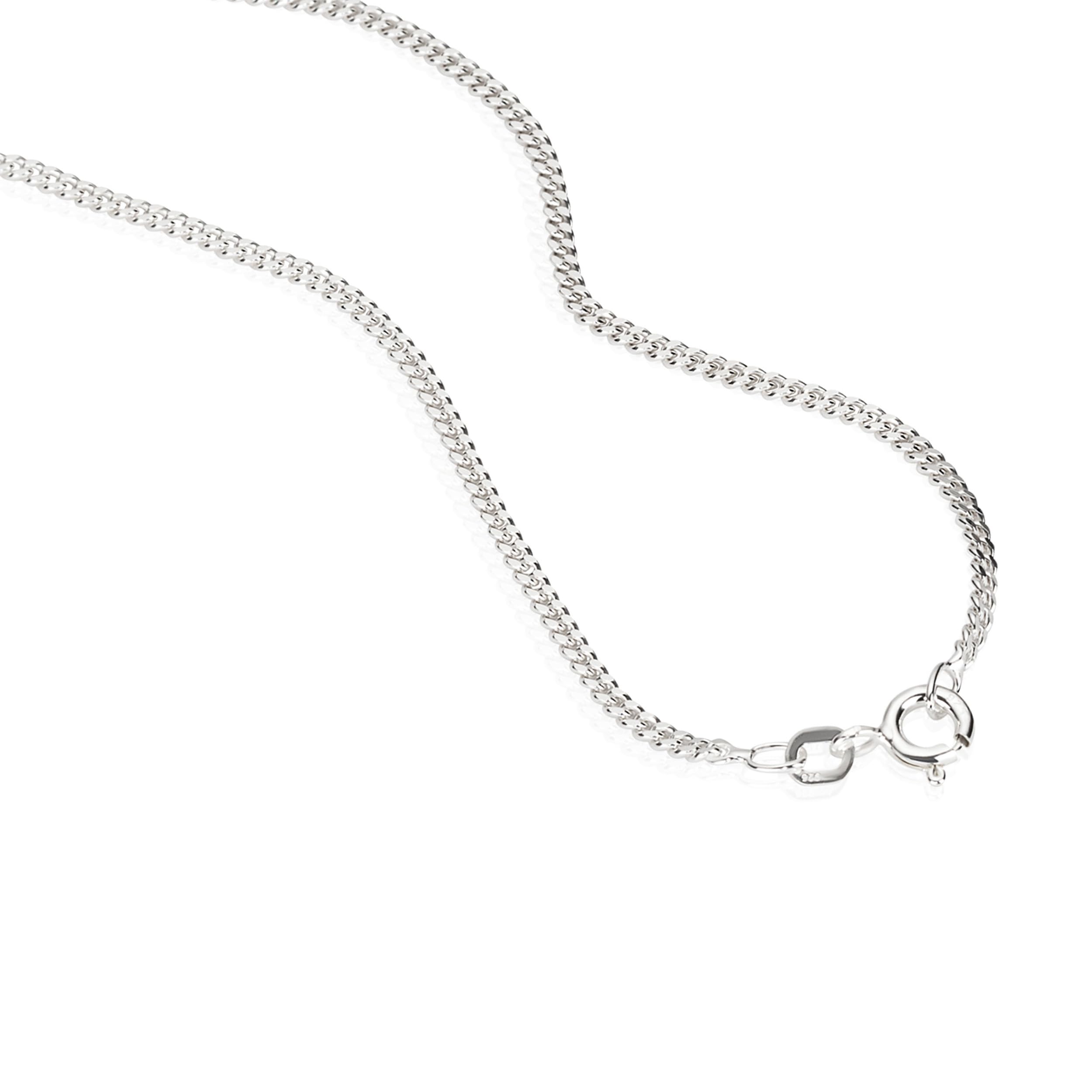 NKlaus srebrny łańcuszek pancerka, łańcuszek królewski o szerokości 2, - obrazek 7