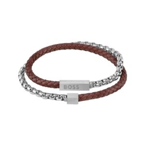 Elegancka męska bransoletka metalowa Hugo Boss 32016144 - stylowy dodatek dla mężczyzn