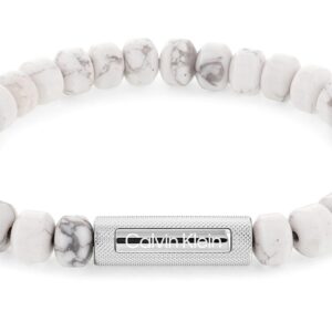 Bransoleta Calvin Klein Men’s BEADED Collection z stalą nierdzewną - elegancki dodatek z koralikami