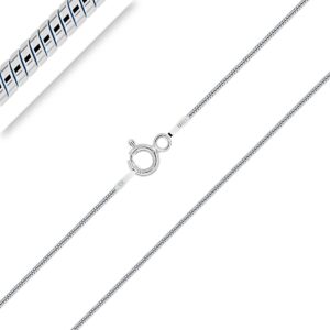 Planetys - Srebro wysokiej próby 925 rodowane wykończenie łańcuszek wą