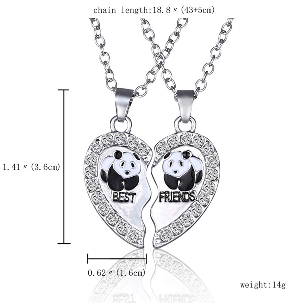 2 sztuki damskich łańcuszków z wisiorkiem w kształcie srebrnych zawies - obrazek 7