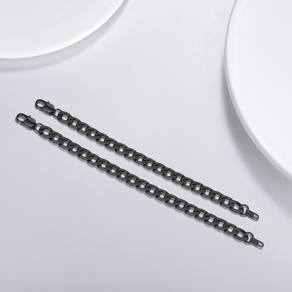 PROSTEEL Bransoletka męska 8 mm, dostępny grawerunek, długość 19/21 cm - obrazek 3