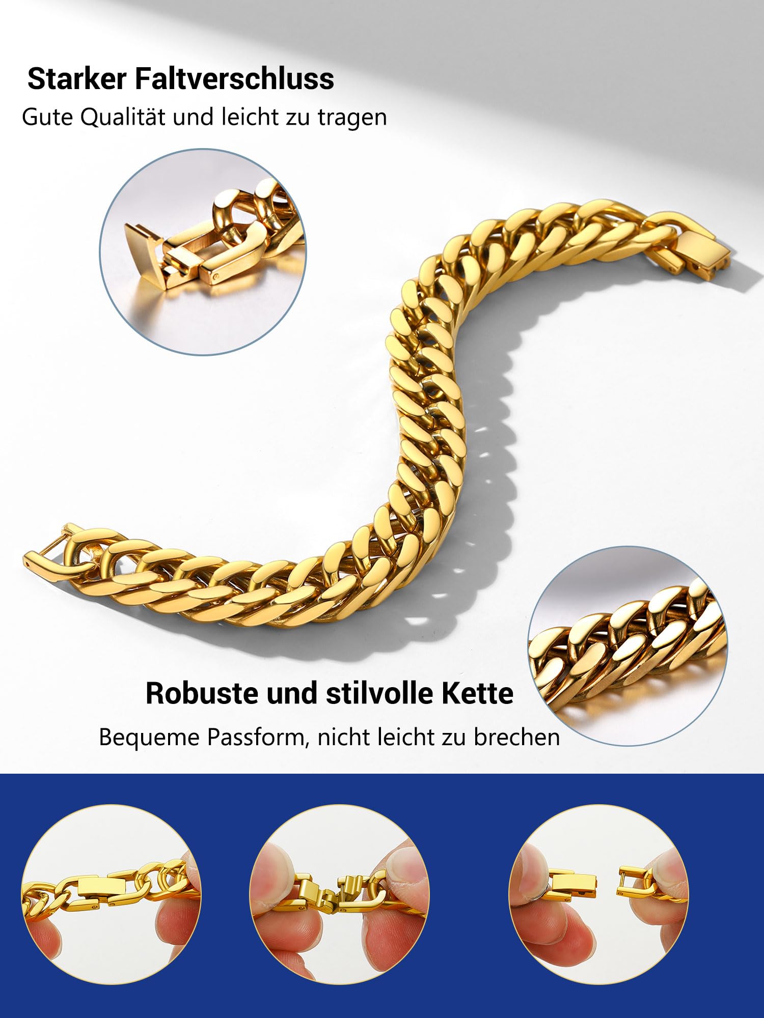 PROSTEEL Bransoletka męska, masywna 12 mm, dostępna na zamówienie, 21/ - obrazek 5