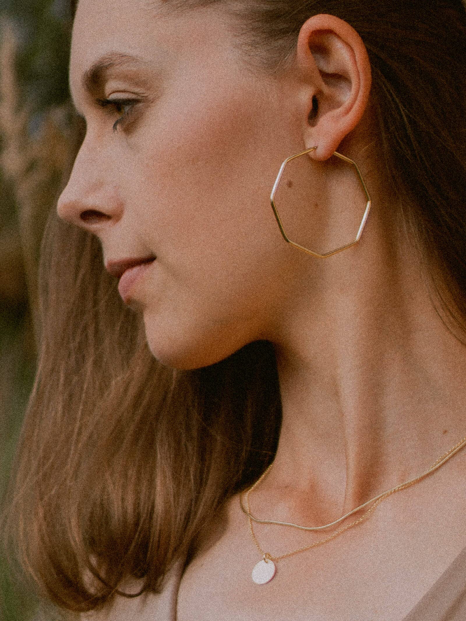 Modabilé Delikatny złoty łańcuszek wężowy 925 - 35-90cm, 12mm szerokości - obrazek 5