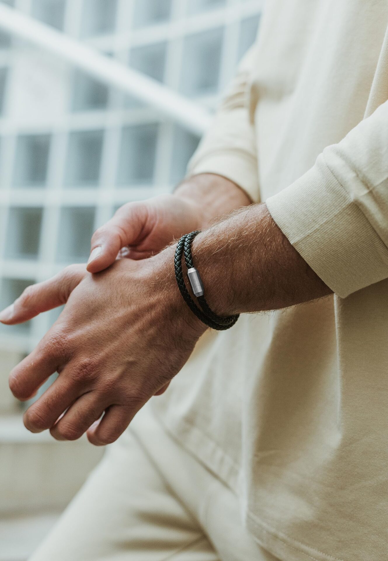 Akitsune Suprema magnetyczna bransoletka skórzana | bransoletka dla ko - obrazek 5