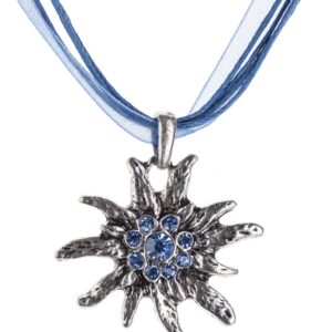 Łańcuszek do stroju ludowego z szarotką i skórzanymi spodniami, Rozmia