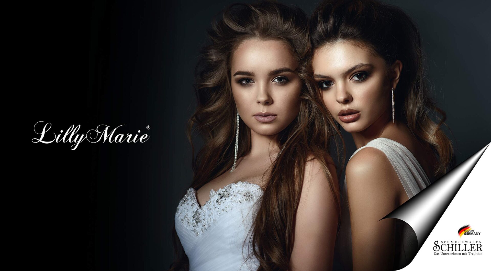 LillyMarie Women's 925 Sterling Silver Necklace with Swarovski Elements - Adjustable Length, Multicolored Purple, Gift Packaging - Perfect Christmas Gift for Her - obrazek 2