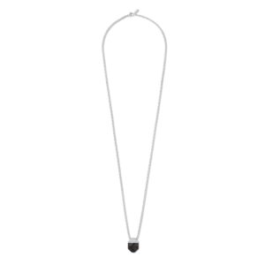 Naszyjnik z tarczą Jeden rozmiar Stal nierdzewna Bez kamienia szlachetnego