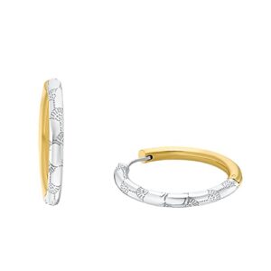 JOOP! 2032662 kolczyki kreolskie ze stali nierdzewnej 2032662 groß Stal nierdzewna Nie zawiera kamieni szlachetnych