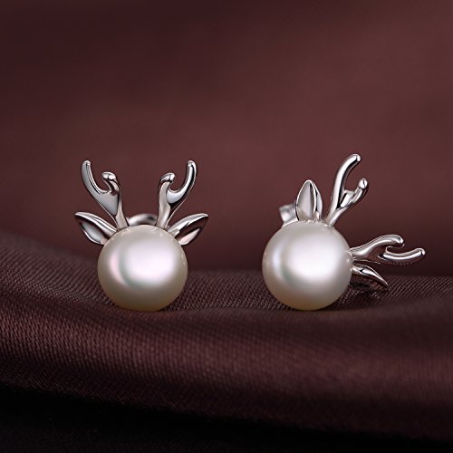 Eleganckie kolczyki perłowe z białego złota 18k - biżuteria hipoalergiczna dla pań - obrazek 5