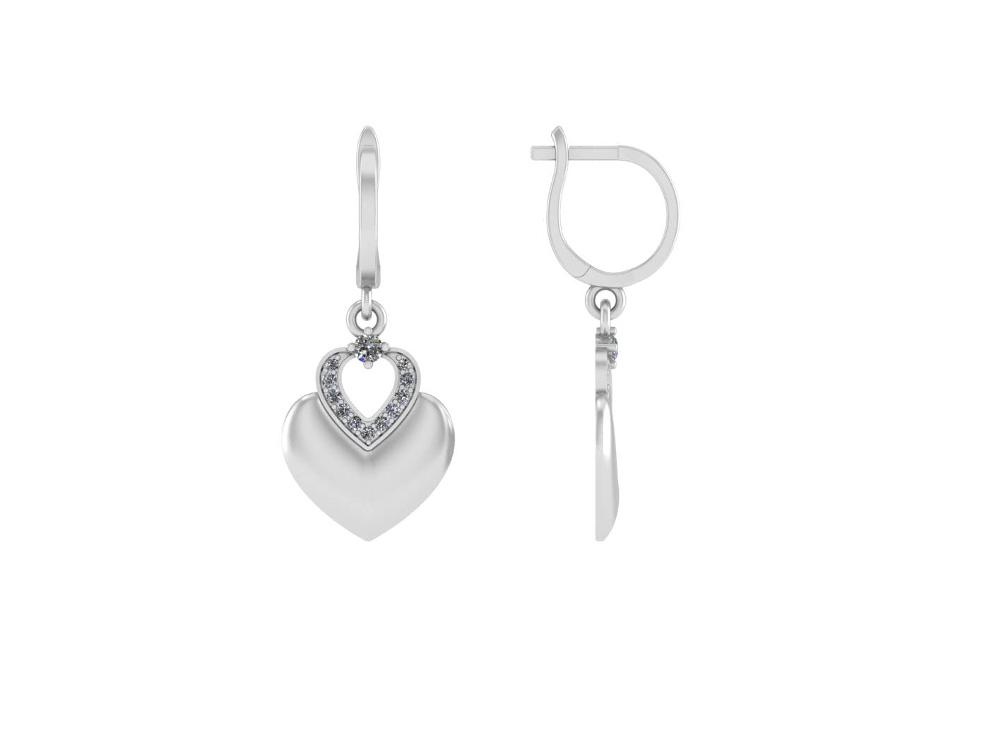 Eleganckie kolczyki srebrne z cyrkoniami AAA - Biżuteria damska z srebra 925 - obrazek 9