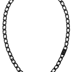 Naszyjnik Calvin Klein z czarnym łańcuchem - elegancki dodatek dla mężczyzn