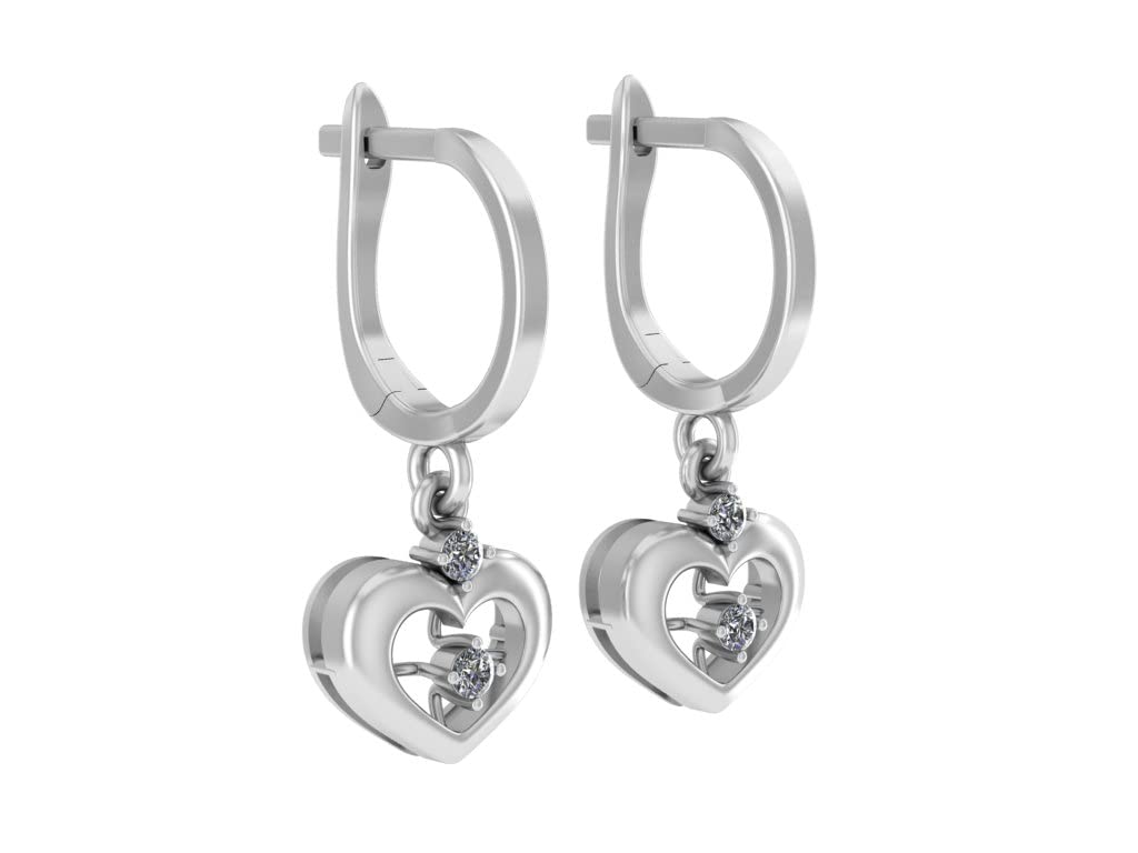 Eleganckie kolczyki srebrne z cyrkoniami AAA - Biżuteria damska z srebra 925 - obrazek 8