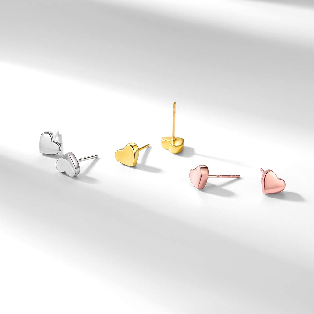 Personalized Sterling Silver Initial Earrings for Women, Kids, and Girls - High-Quality 925 Silver Alphabet Letter Earrings with Name - Perfect Gift for Her - obrazek 3